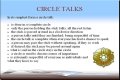What is a talking circle and how does it work?